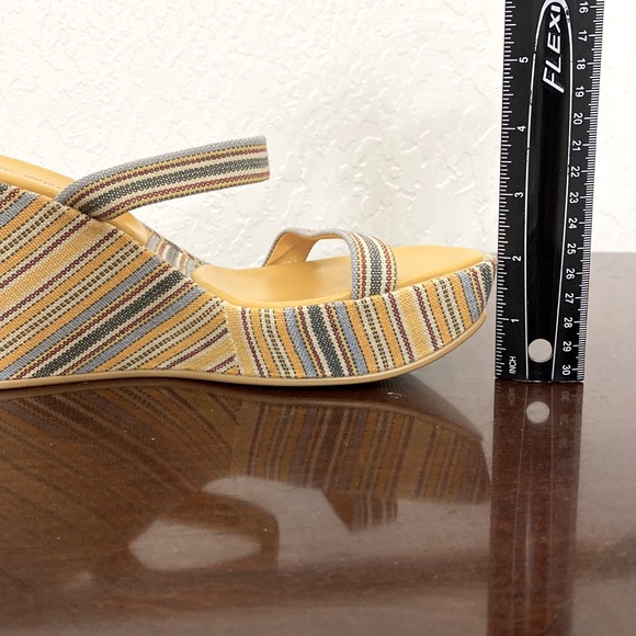 NINE WEST NEW Platform Wedge Sandals Size 8 1/2 M - Picture 16 of 16